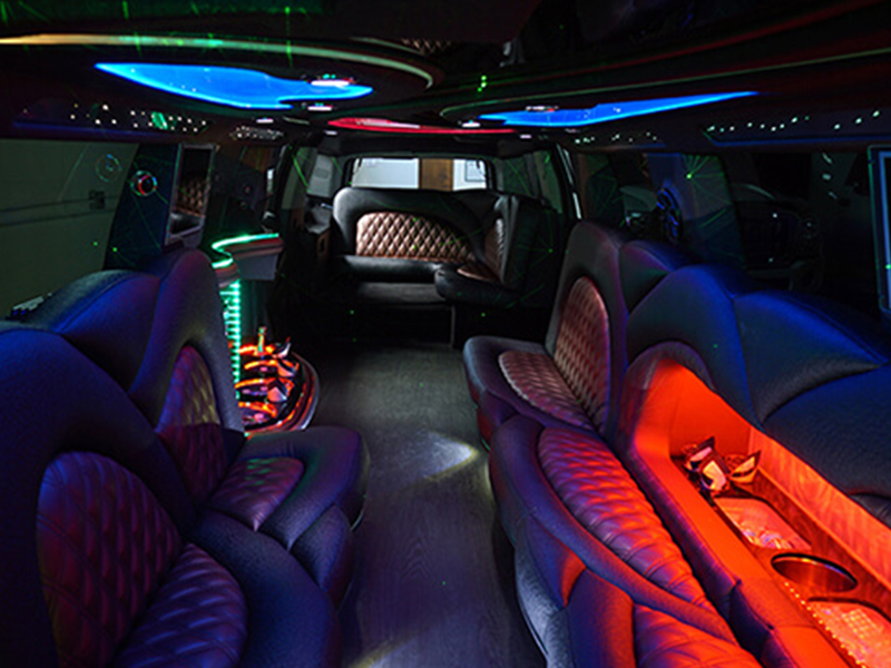 High-end limousine features